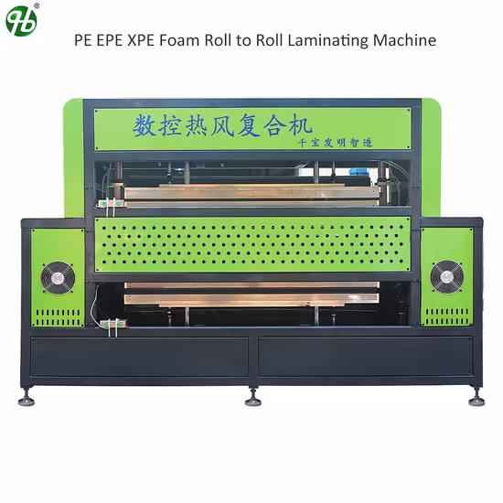ポリエチレンフォームシートラミネーター機械自動熱増粘機